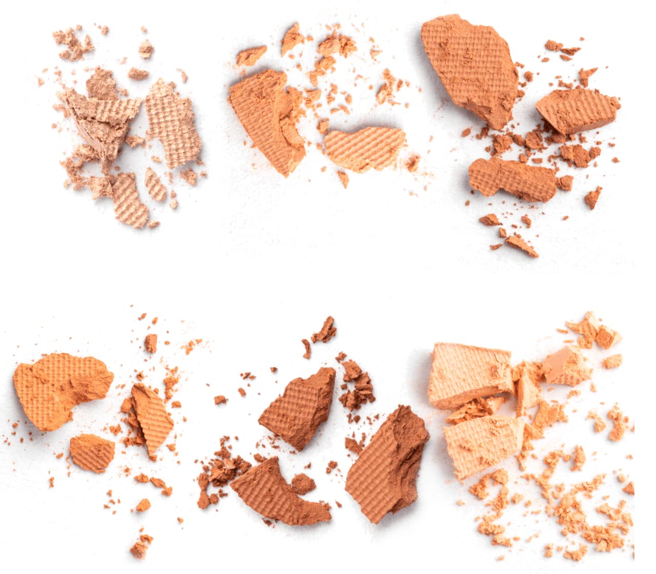 Bissú Contouring Powder Palette (6 colors) (02 Medium to Bronzed)