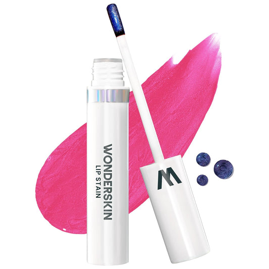 Wonderskin Wonder Blading All Day Lip Stain Peel Off Masque - Long Lasting, Waterproof and Transfer Proof Pink Lip Tint, Matte Finish Peel Off Makeup (Neon Rose Masque)