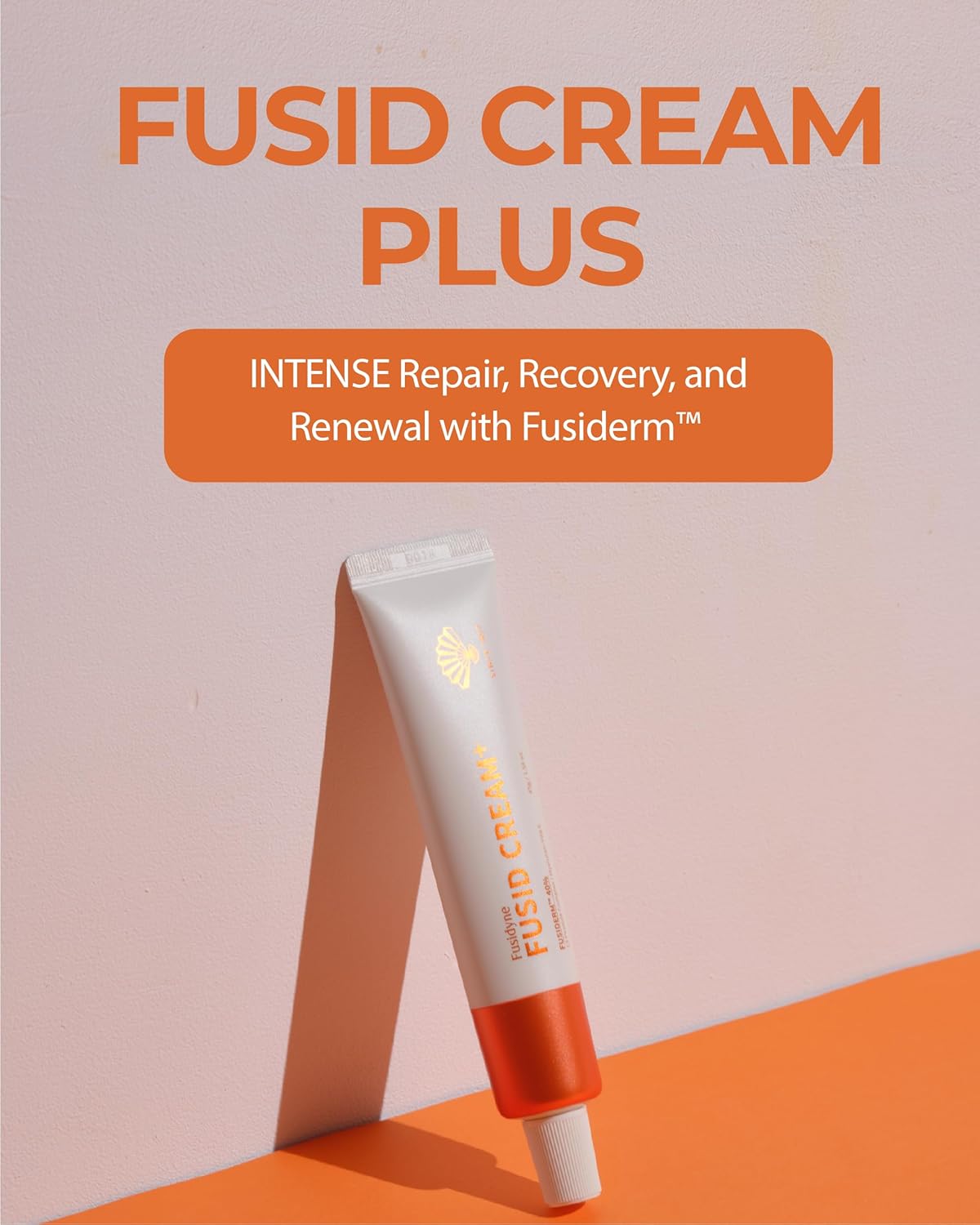 Fusid Cream Plus (0.5oz) - Moisturizer Face Cream for Daily Hydration, Even Skin Tone Travel Essentials Korean Moisturizer for Face with Fusiderm, Peptides, Vitamin C