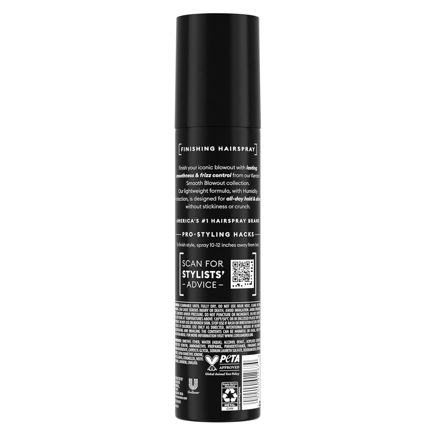 TRESemmé Anti-Frizz Finishing Spray Keratin Smooth for a Flexible Hold Weightless 7 Fl Oz