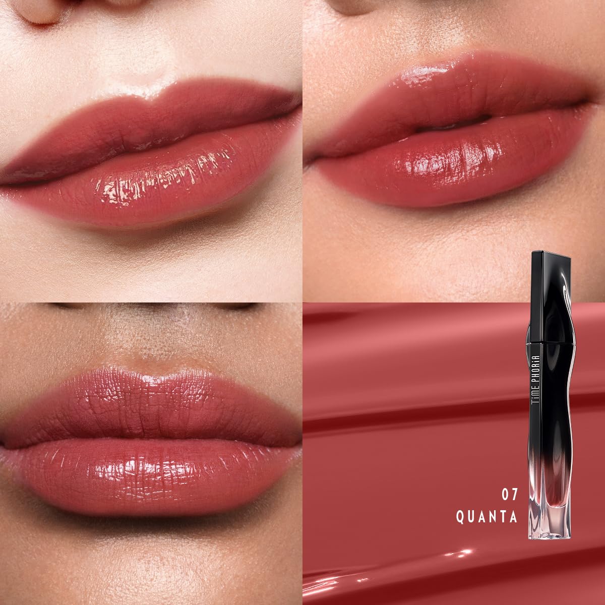 STELLAR DUST LIP STAIN-Long Lasting, Waterproof and Transferproof Lip Tint, Glossy Finish Lip Gloss, Lightweight Lipstick, High Coverage, Vivid Color (07)