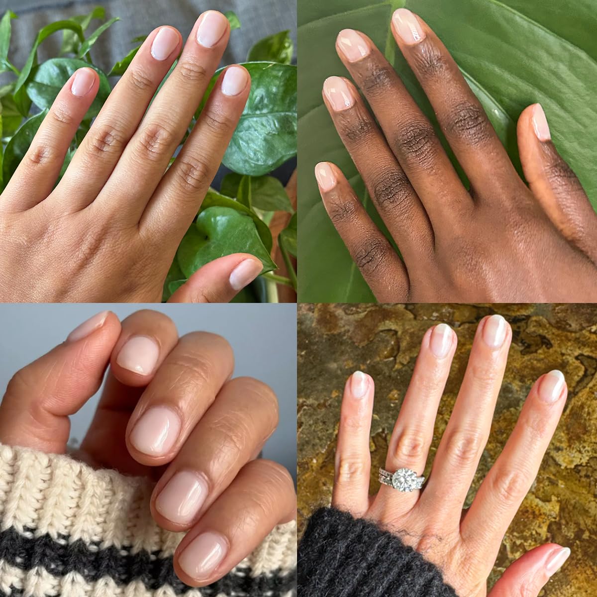 Olive & June Gel Polish | UV LED Nail Lamp Needed | Long Lasting Formula | Up to 21 Days of Wear | Damage-Free Removal | Salon-Quality Manicure, Pedicure at Home | CCT | Sheer Pink