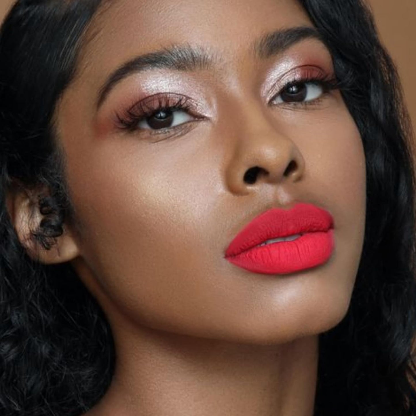 The Lip Bar - Nonstop Liquid Matte Lipstick, Haute Mess (Bright Pink-Red) - High Pigment - One Swipe - Long Lasting - Jojoba Oil & Vitamin E - Vegan & Cruelty Free - Makeup & Cosmetics - .24 fl oz