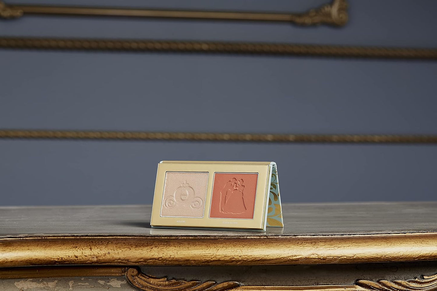 Sigma Beauty and Disney Makeup Cheek Palette - Cinderella Highlighter and Blush Palette - Long lasting blush and Highlighter Pressed Powder - Gluten Free, Cruelty Free, Vegan Makeup Palette