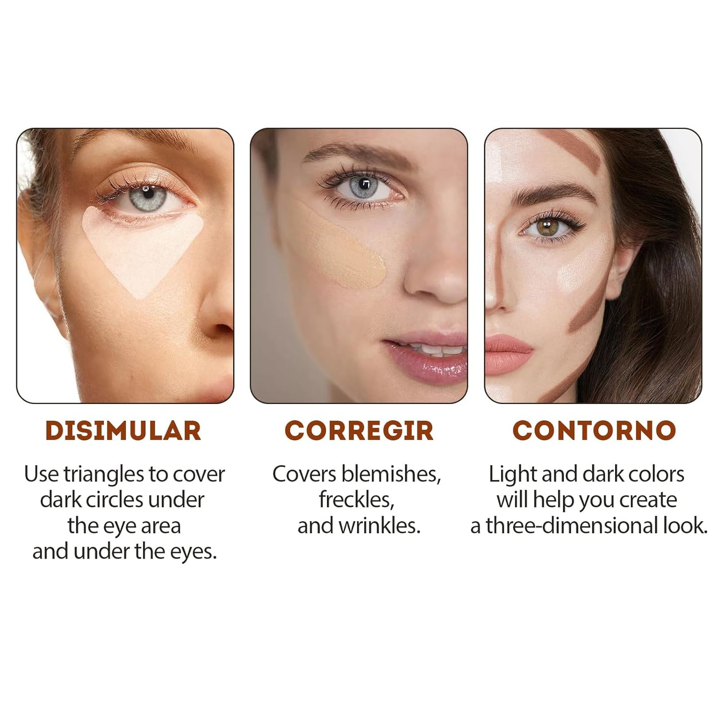 Liquid Concealer Stick Makeup, Hydrating and Lightweight for All Day, Full Coverage 09# COCOA