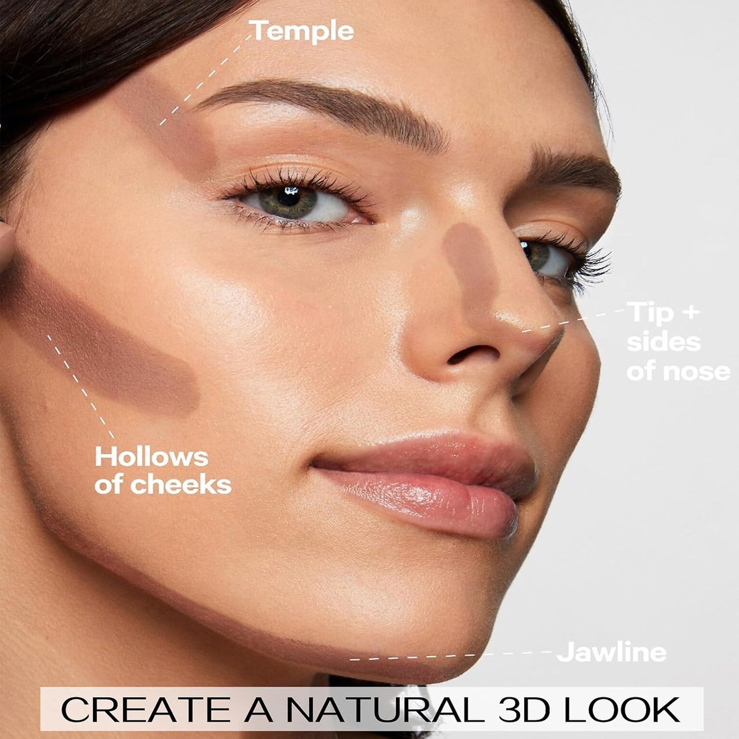 8 Colors Cream Contour Sticks Makeup Kit, Dual-Ended Concealer Stick With Soft Brush, Non-Greasy Long-Wear Face Primer Multi-Use Contouring Pen, Full Coverage Shades Corrector Concealer (02#)