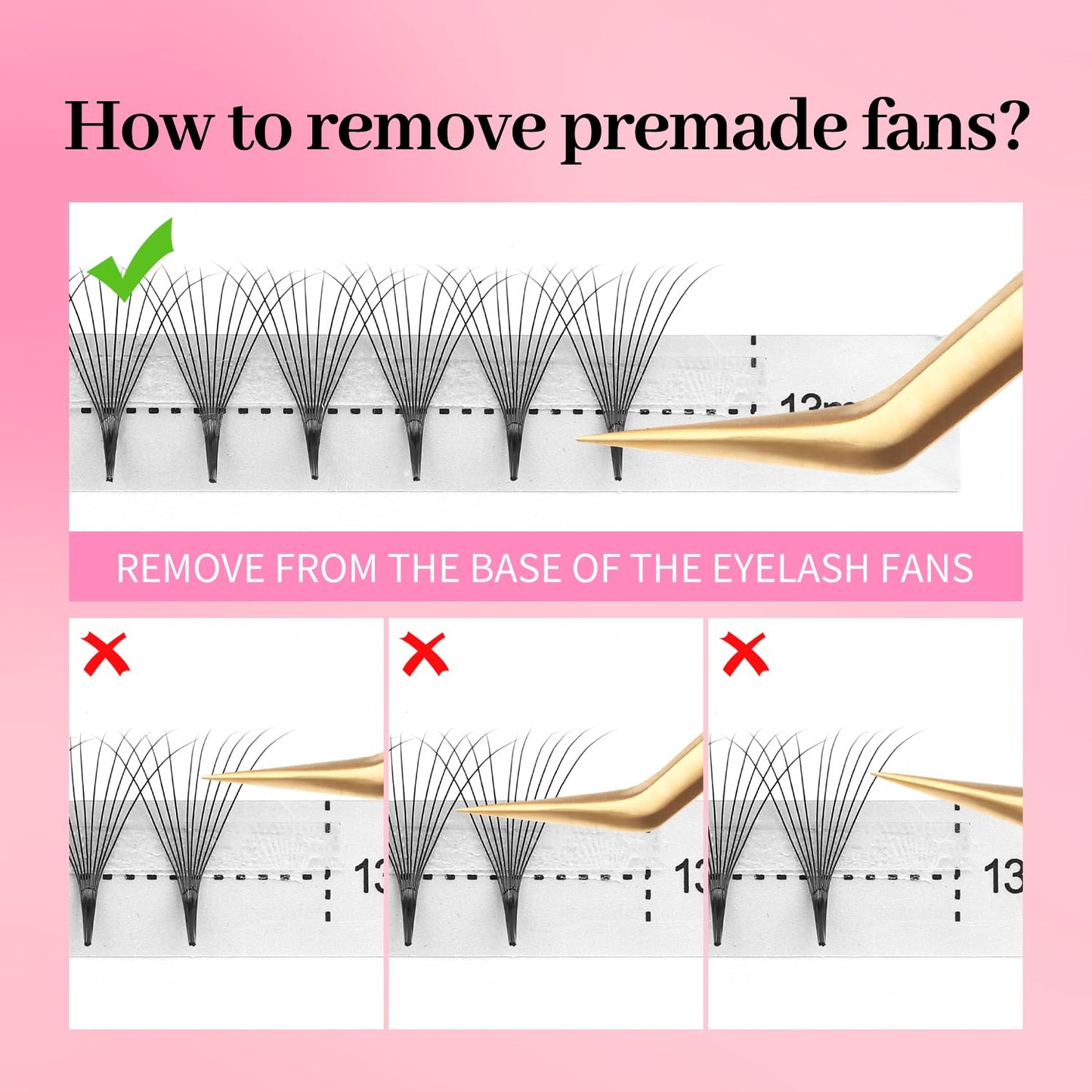 Premade Fans Eyelash Extensions 9D Volume Lash Extensions 0.07 Thickness Eyelash Extension D Curl Premade Lash Fans Mix 9-16mm Fluffy Soft Handmade Lash Fan Eyelashes(9D-0.07-D,9-16mm)