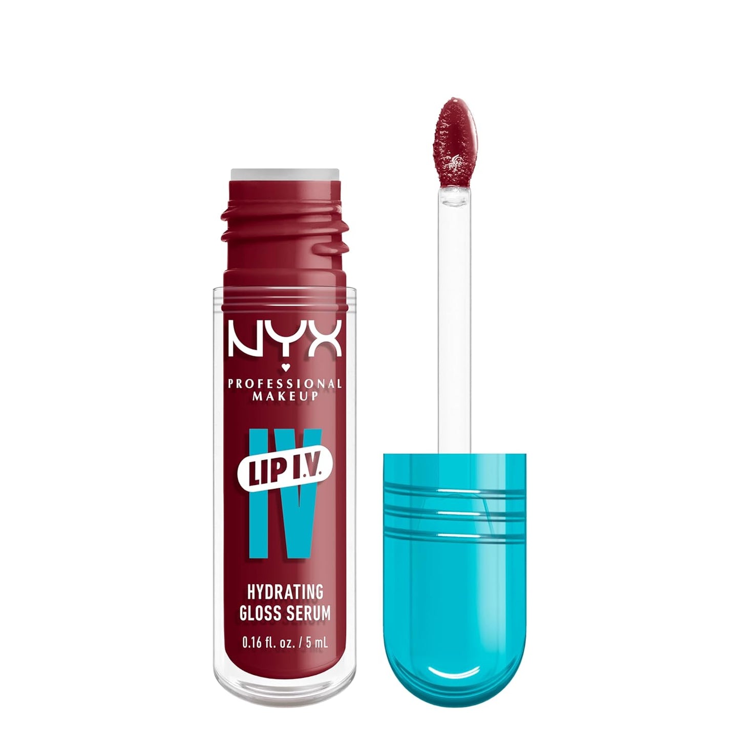 NYX PROFESSIONAL MAKEUP Lip IV Hydrating Glossy Lip Stain with 12HR Hydration - Blush Rush (Pink)