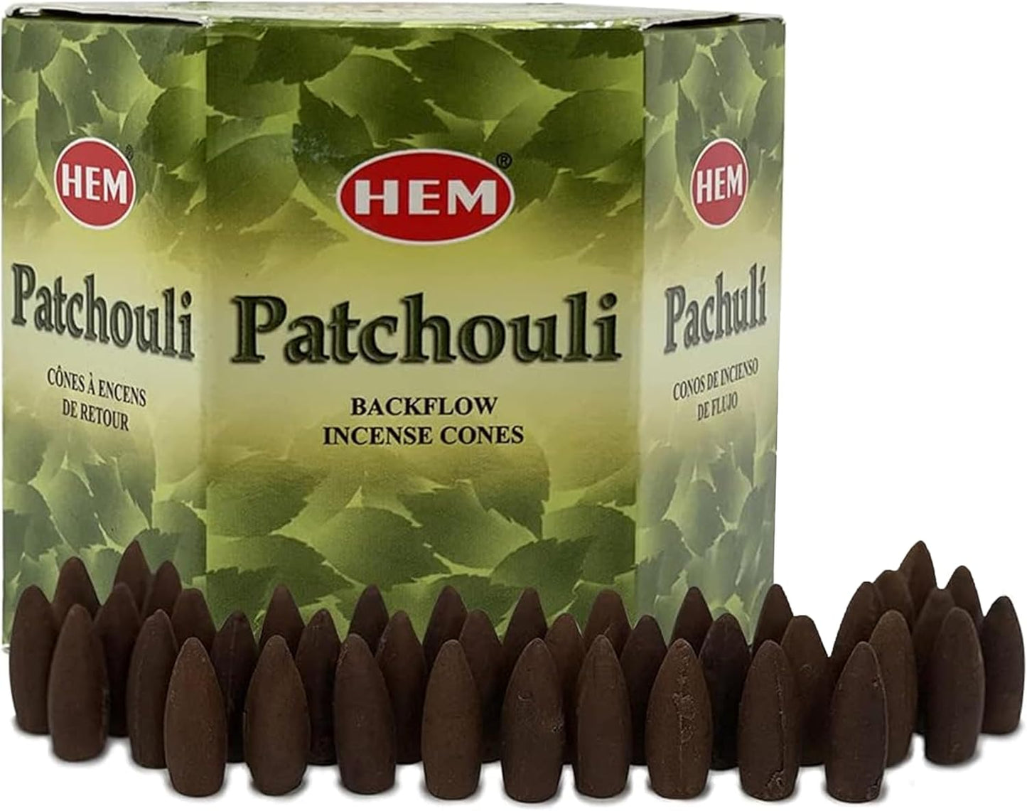 Patchouli Backflow Incense Cones for Waterfall Aromatic Smoke Fountain Haze Falls