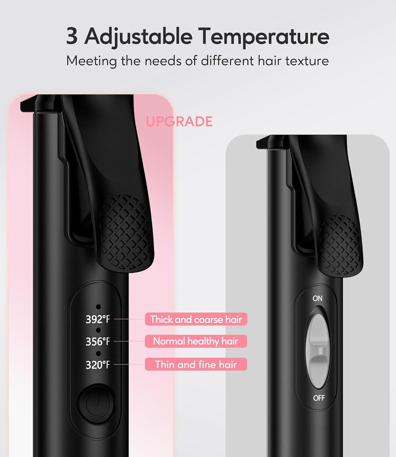 Mini Curling Iron Dual Voltage, 3/4 Inch Travel Curling Iron with 3 Adjustable Temperature, Ceramic Mini Hair Curler with Argan Oil & Keratin Infused, Travel Size Curling Wand with Storage Bag