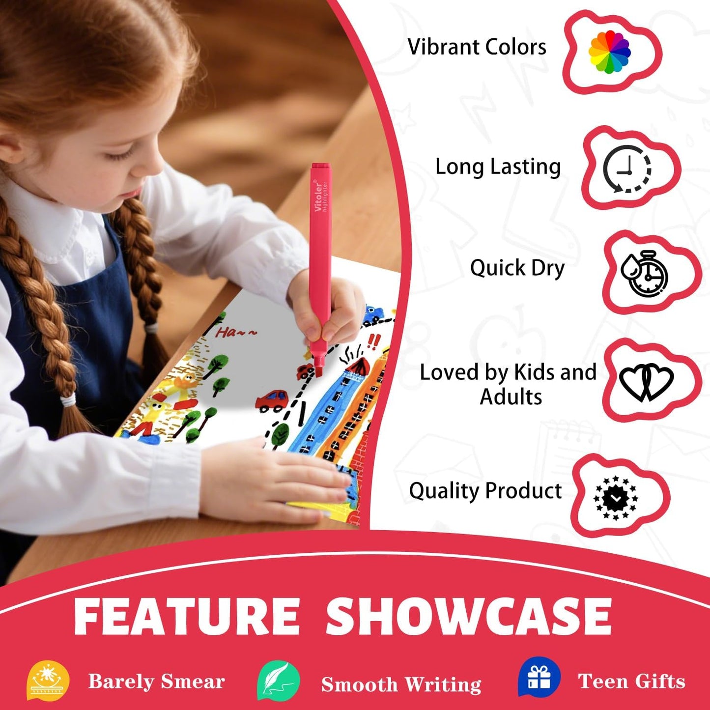 Aesthetic Highlighters, 8 Pack Assorted Colors,Pastel Highlighters Set, Bible Journaling Highlighter for Marker, Colored School Supplies