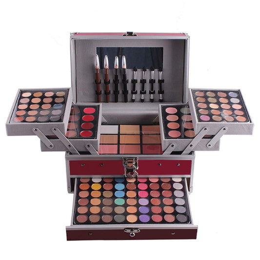 Pure Vie All In One Makeup Palette Gift Set Including 94 Eyeshadow, 12 Concealer, 3 Pressed Powder, 12 Lip Gloss, 3 Blush, 8 Eyebrow Powder - Harmony Makeup Contouring Kit for Salon and Daily Use #N4