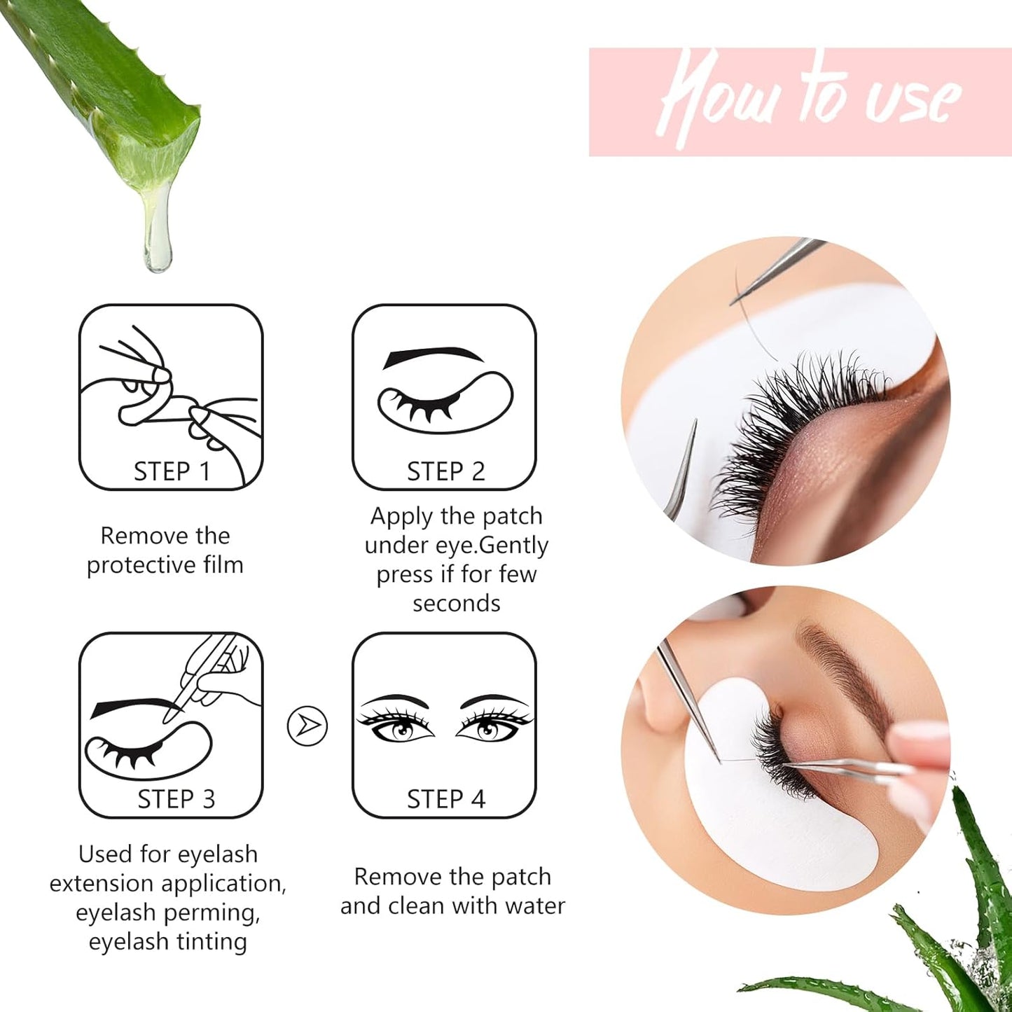50Pairs Eyelash Extension Gel Patches Kit Natural Hydrogel, Lash Gel Pads for Beauty Makeup Mask Kit Supplies Eye Mask Pads Beauty Tools (Silver-Women)