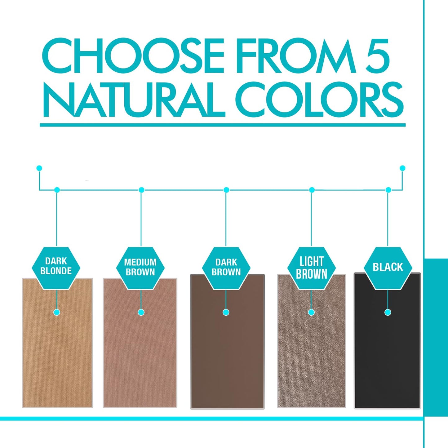 Root Cover Up Hide Your Grey Hairs Roots NEW Mineral Powder Technology Natural looking Results in Seconds Root Touch Up Powder (Dark Brown)