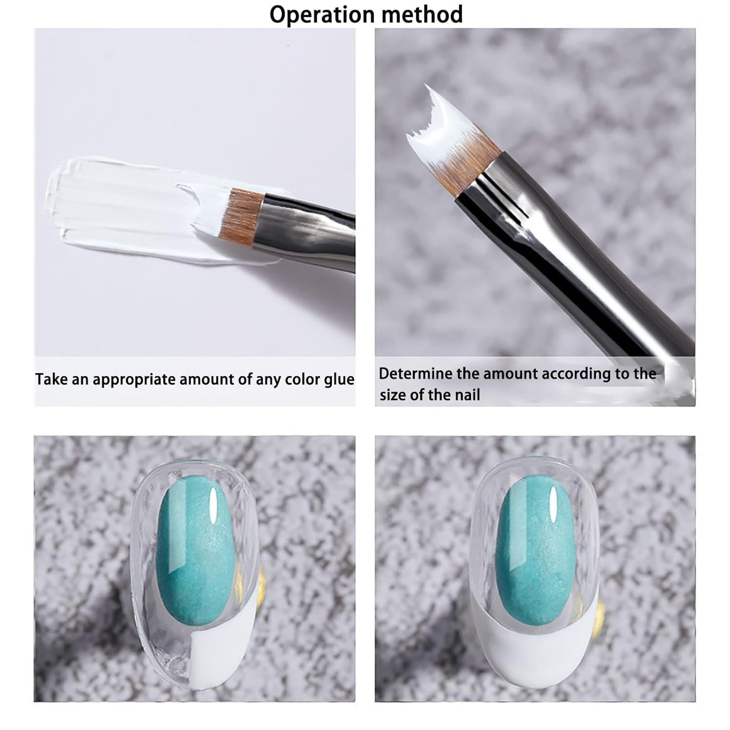 Nail Brush and French Tip Brush, Watercolor Paint Brushes for Oil Painting, Acrylic Paint Brushes（1 Pack） (Brown)