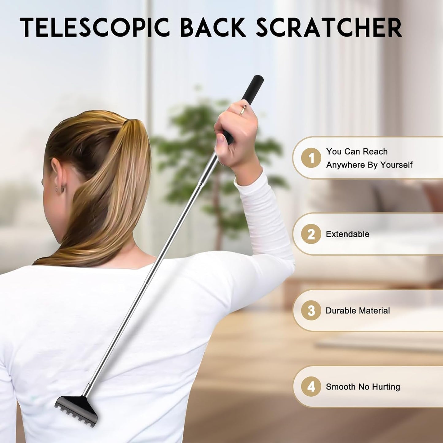 NICEMOVIC White Elephant Gifts for Adults, Head Massager Scalp Scratcher Stocking Stuffers Funny Gifts for Men Women 20 Fingers Head Scalp Massager Back Scratcher Small Gift for Thanksgiving Birthday