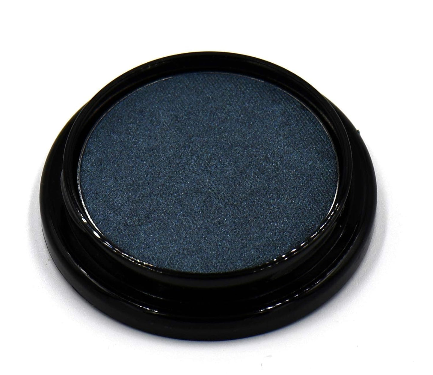 Dark Starry Night Metallic Navy Blue Grey Gray Silver Shimmer Pressed Powder Single Vegan Eyeshadow; Talc, Paraben & Cruelty Free