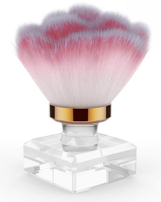 Rolybag Nail Dust Brush Dust Powder Remover Brush Nail Art Dust Cleaner Brush Fluffy Brush for Nail Dust, Makeup Brushes, Dust Brush for Nail Art Tools