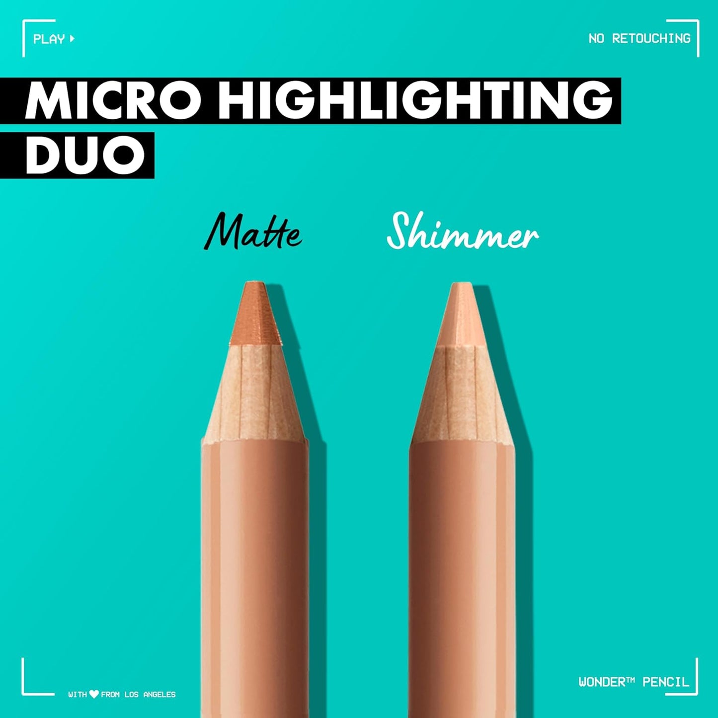 NYX PROFESSIONAL MAKEUP Wonder Pencil, Multi-Use Micro Highlighter & Concealer Stick - Deep