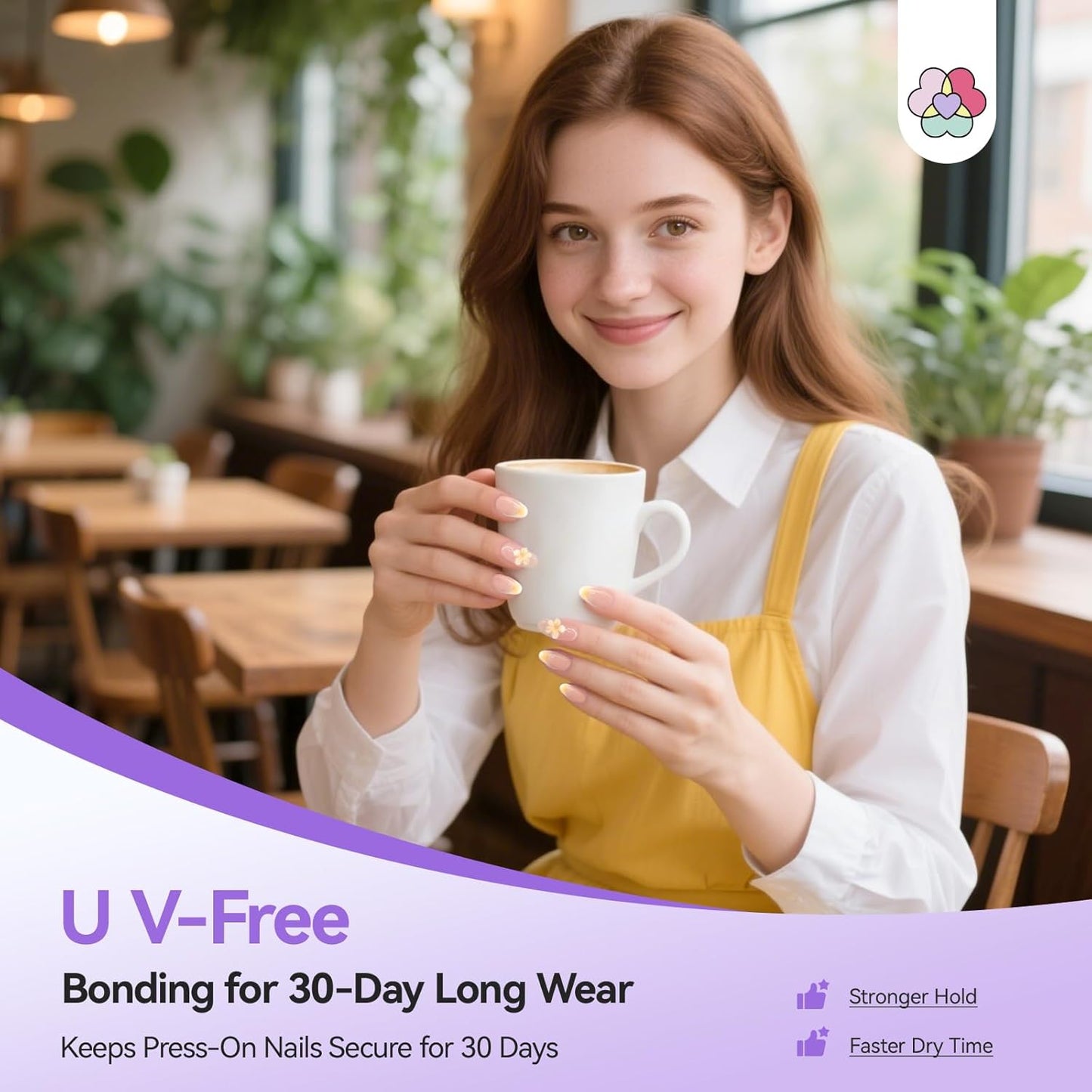 SAVILAND 2Pcs Semi Solid Nail Glue for Press On Nails: Super Strong 20g Gel Nail Glue for Press Ons Quick Drying 30-Day Long Lasting Nail Glue Gel Adhesive Rich in Castor Oil VE No U V Light Needed