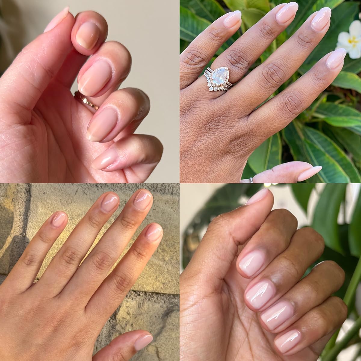 Olive & June Gel Polish | UV LED Nail Lamp Needed | Long Lasting Formula | Up to 21 Days of Wear | Damage-Free Removal | Salon-Quality Manicure at Home | The Queen Takes Her Tea with Milk Sheer Mauve