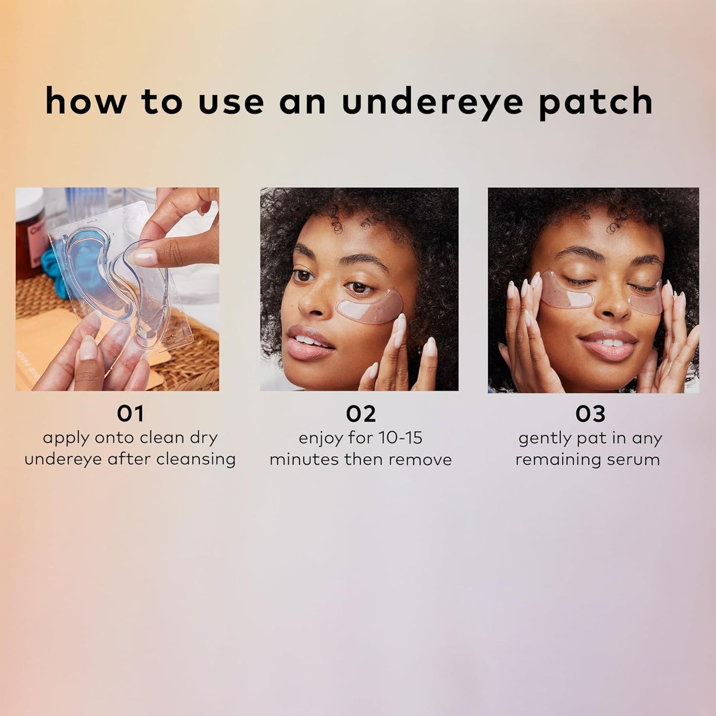 The Good Patch De-Puff Cooling Hydrogel Under Eye Patches for Puffy Eyes and Under Eye Bags, Made with Caffeine, Aloe Vera, Gotu Kola, Clinically Proven (18 Total Patch Sets)