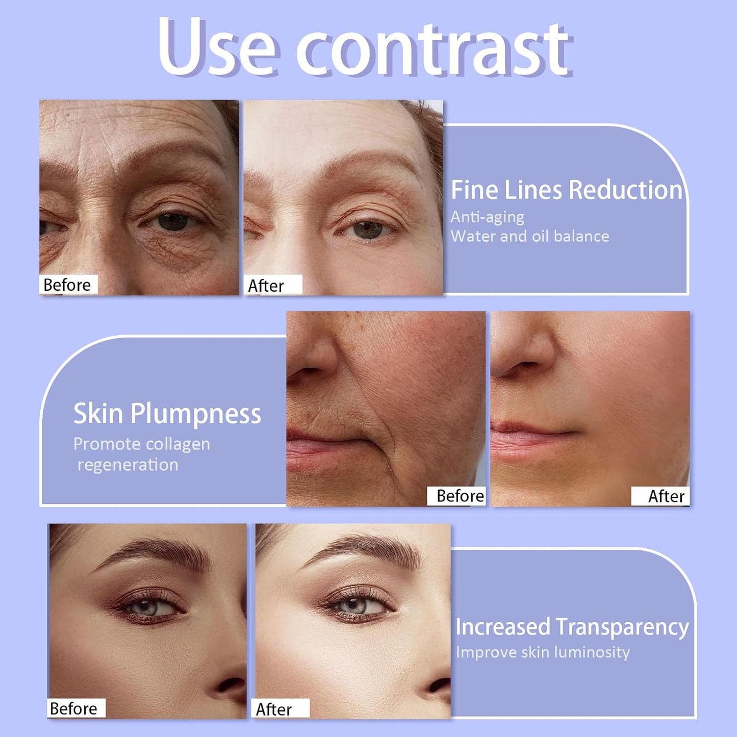 Dewy Skin Cream Moisture Surge Face Moisturizer Water Cream for Women with Purple Rice & Hyaluronic Acid - Rich Face Cream to Hydrate, Plump and Protect Dry and Combo Skin 50ml/1.7 fl oz