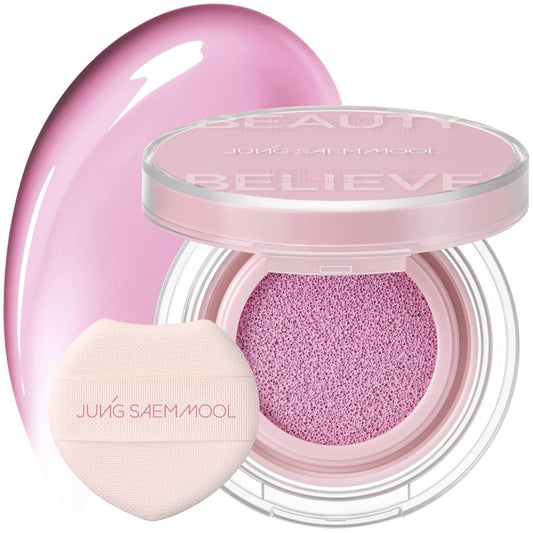 JUNGSAEMMOOL Artist Cushion Blush (Bubbly Pink) | Easy to Blend, Lightweight, Hydrating Cushion Blush for Dewy & Glowing Cheeks