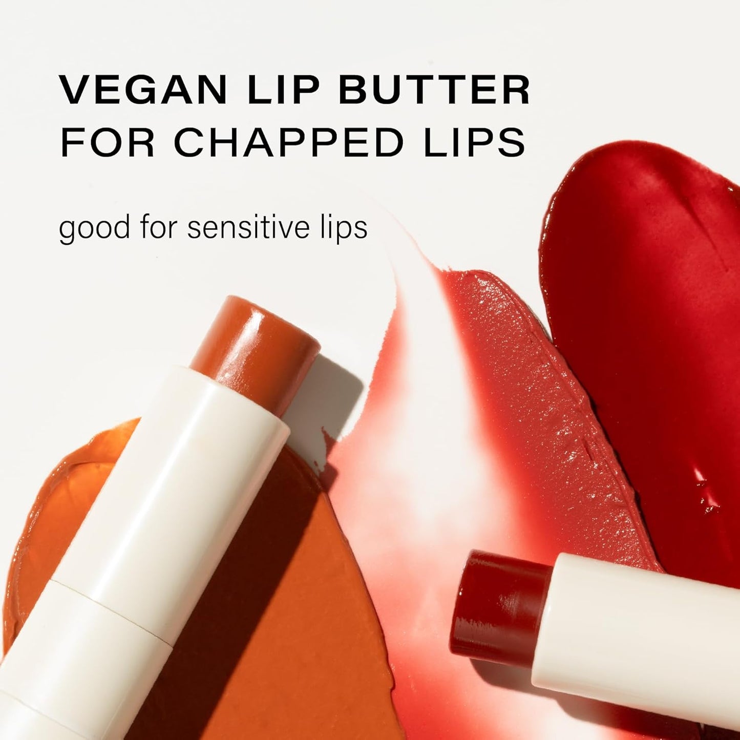 Melixir Vegan Lip Butter (12 Colors), Hydrating Tinted Lip Balm Stick, Bee-Free, Petrolatum-Free, Plant-Based, Moisturizes Dry & Chapped Lips With Shea Butter, Sheer, Natural Finish - #03 Red Velvet