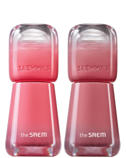 THESAEM Saemmy's Ade Shot Tint (03, 04) - Korean Lip Titnt, Water Gel Lip Stain with Plump Glowy Moisturizing Finish, Buildable Radiant Gloss, Long-Lasting Comfort, 0.1 fl.oz.