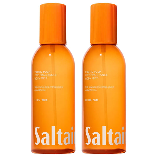 Saltair Body Mist 2 Pack - Fine Fragrance, Lightweight Body Spray Mist with Exotic Pulp Scent. Long Lasting Perfume Mist. 2x 8oz Bottles