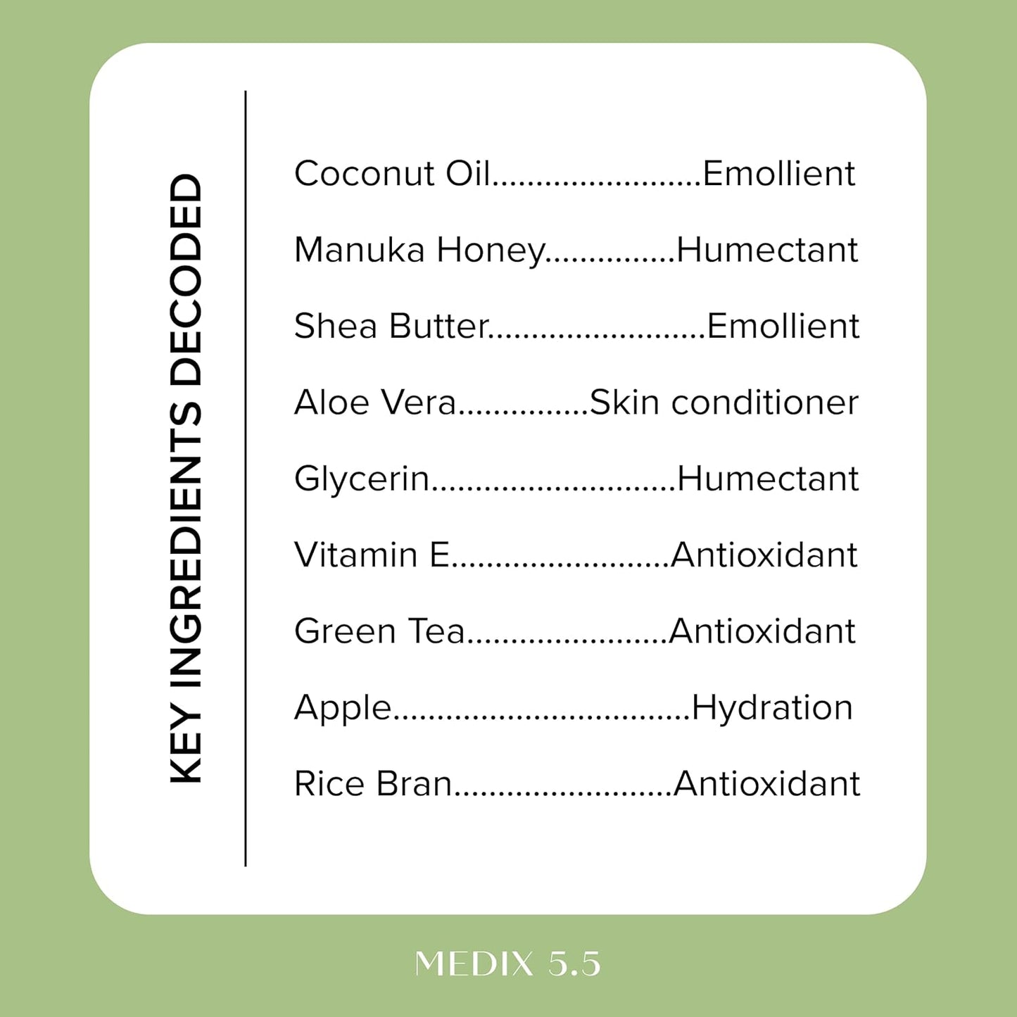 MEDIX Coconut Body Lotion + Manuka Honey Cream | Natural Coconut Oil Lotion For Women & Men | Moisturizer Cream Body Butter Skin Care Balm For Stretch Marks, Cellulite, & Dry Skin, 15 Fl Oz