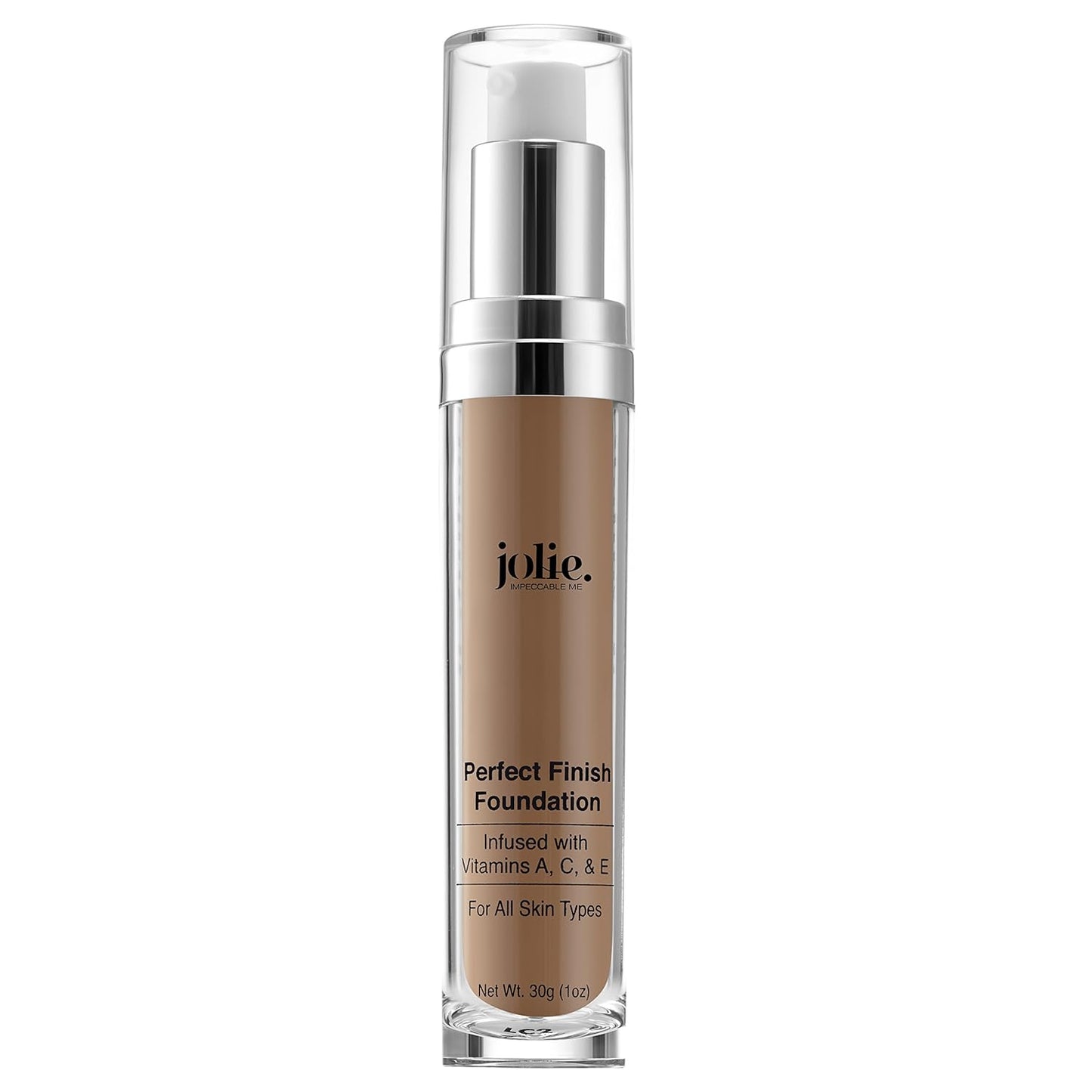 Jolie Perfect Finish Liquid Foundation Makeup SPF 15 Oil Free (MW4)