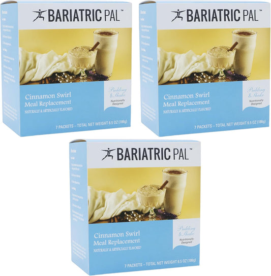 BariatricPal 15g Protein Shake or Pudding (Aspartame Free) - Cinnamon Swirl (3-Pack)