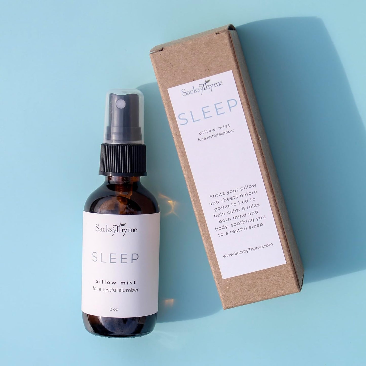 Sleep Pillow Spray - Calming Aromatherapy Bedroom Spray, Soothing Linen Pillow Mist, Plant Based Pillow Mist for Bedtime, Made in USA (2 oz)