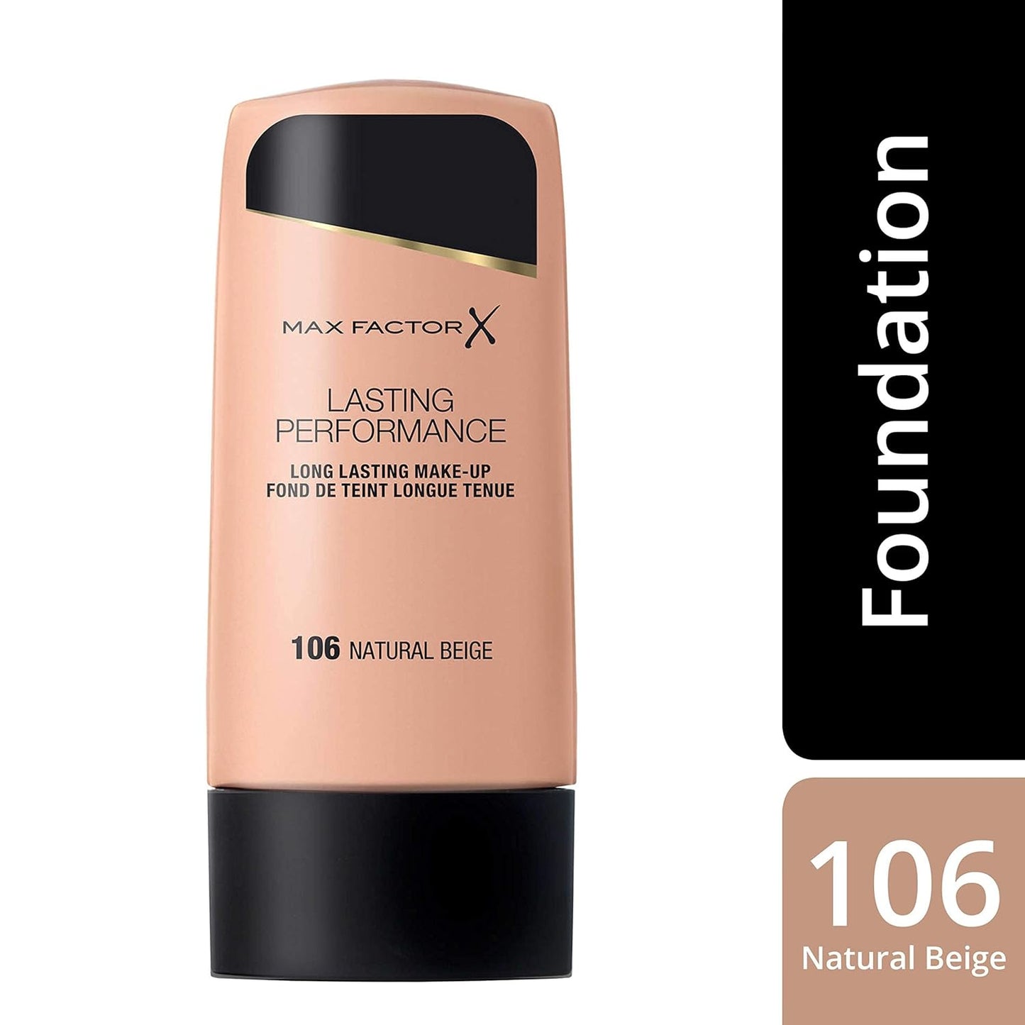 Max Factor, Long Lasting Performance No.106, Natural Beige, Foundation, 1.1 Ounce