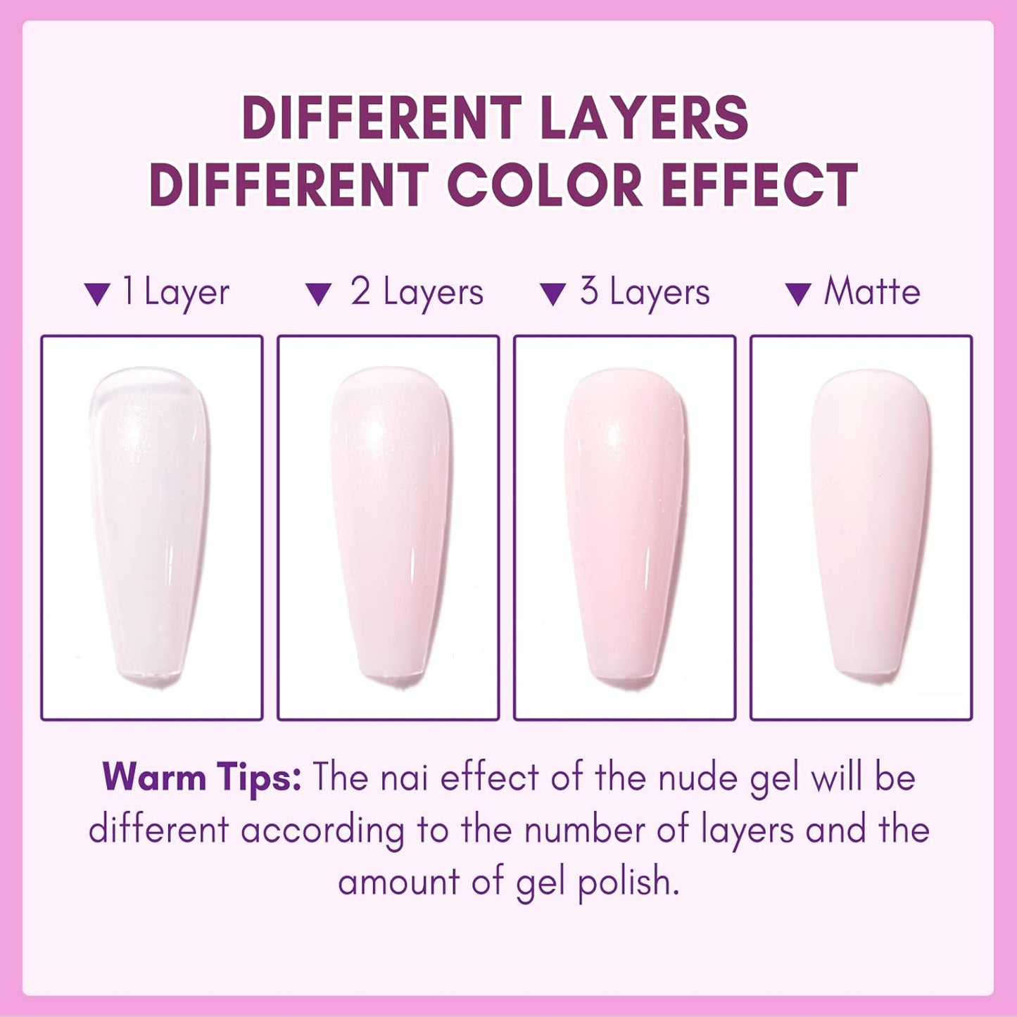 Makartt Gel Nail Polish: Jelly Pink Gel Polish Glitter Natural Nude Soak Off UV/LED Gels for DIY Manicure & Nail Art Designs, Home & Salon Use - Soft Whisper 15ml