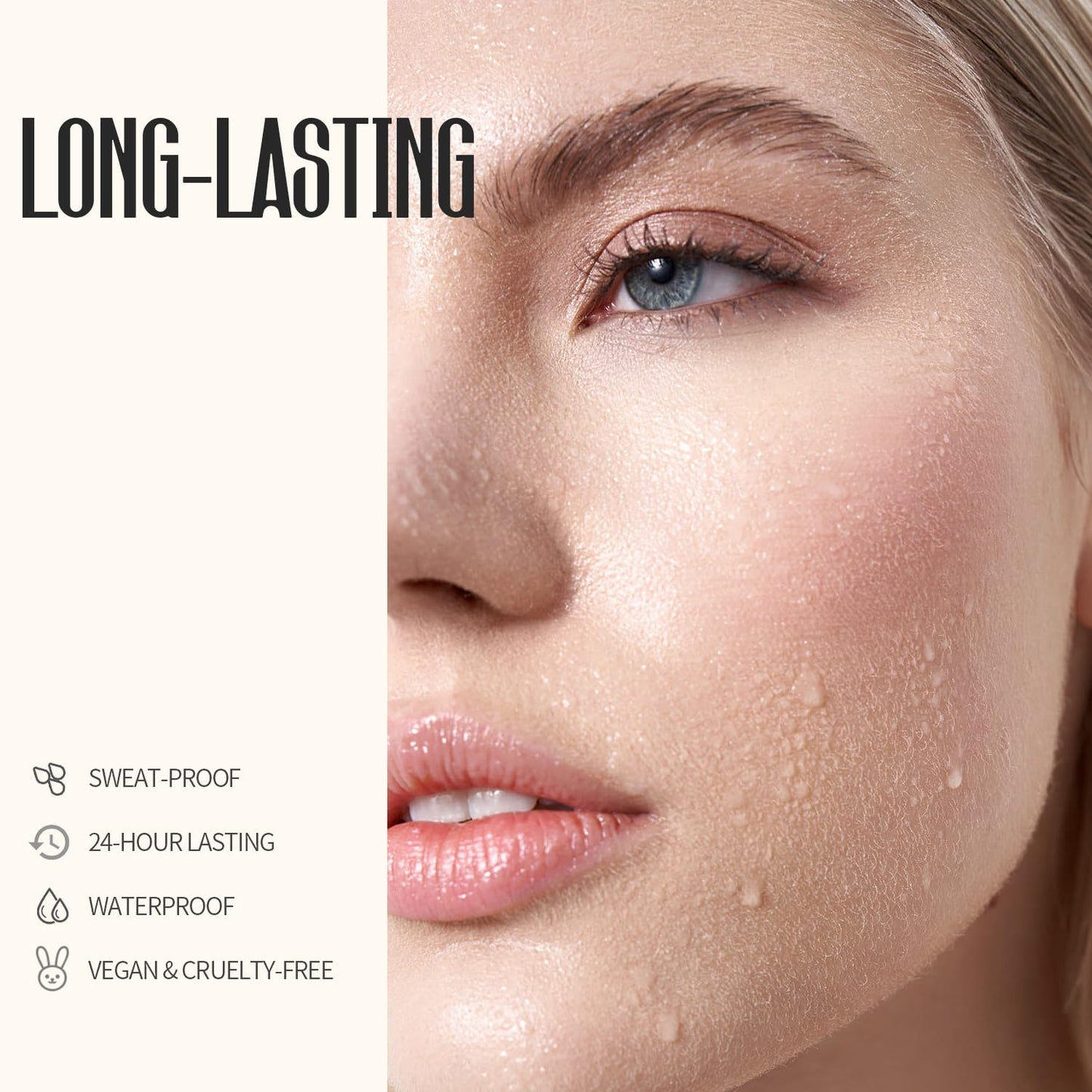 Blush Stick, Cream Blush for Cheeks and Lip Tint, Dewy Finish, Buildable & Blendable Color, Lightweight & Long-Lasting Formula | Cool Pink, 0.53fl.Oz