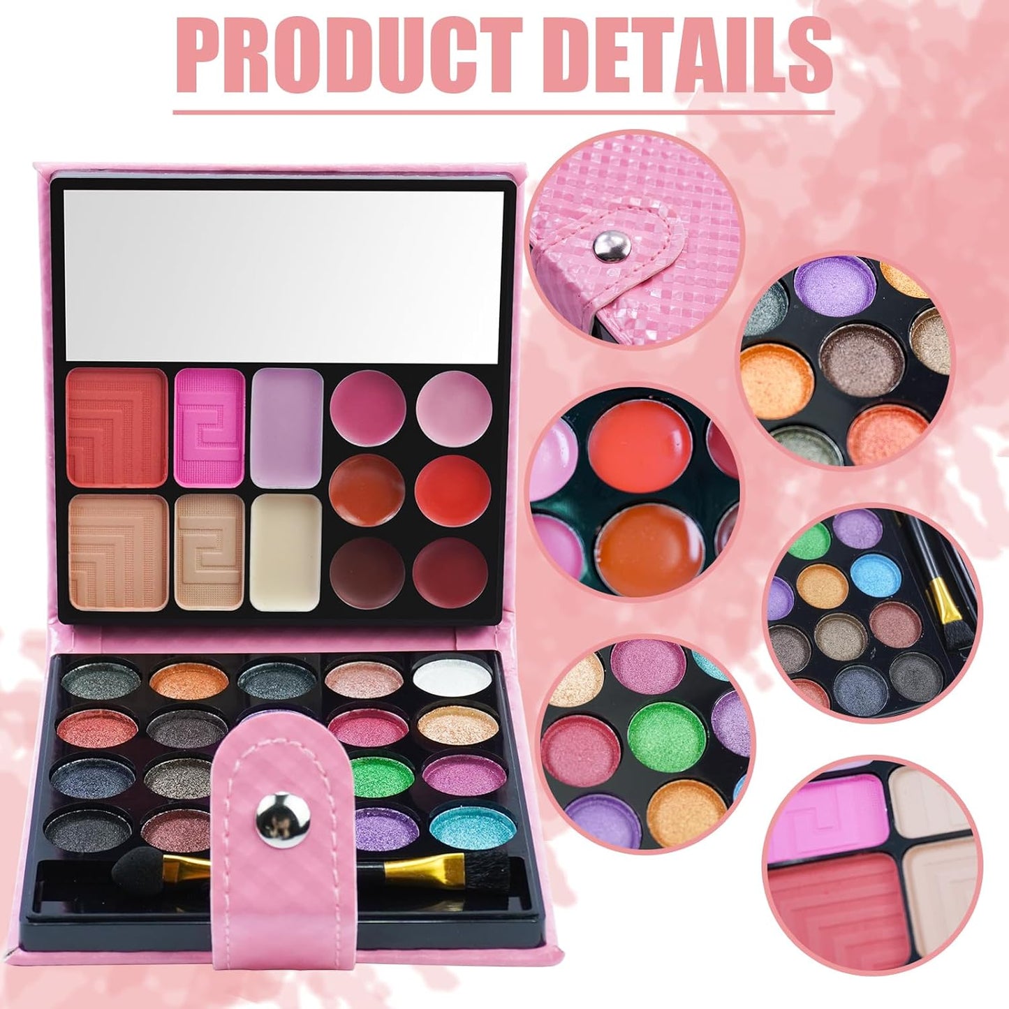 32 Colors Eyeshadow Palette Makeup Contouring Kit Combination with Lipgloss, Blusher and Concealer #2 - Perfect for Professional and Daily Use