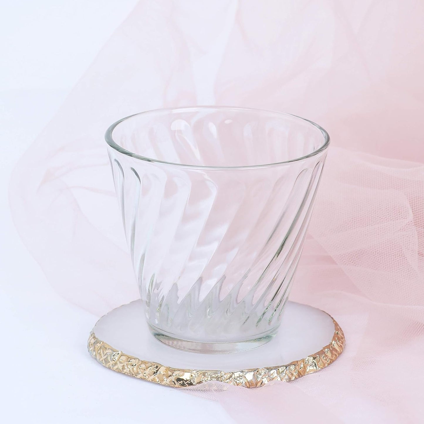 2Pack Resin Nail Art Palette,Nail Art Color Mixing Palette,Nail Art Painting Gel Palette Manicure Tool, Cosmetic Artist Mixing Palette(Pink & White)