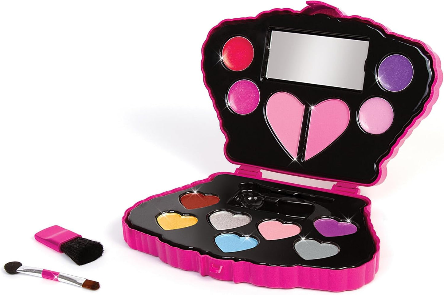 Make It Real: Juicy Couture Bejeweled Beauty Cosmetic Compact - Glam for Eyes, Lips & Face, Crown Shaped Makeup Case, Girls & Kids Ages 6+