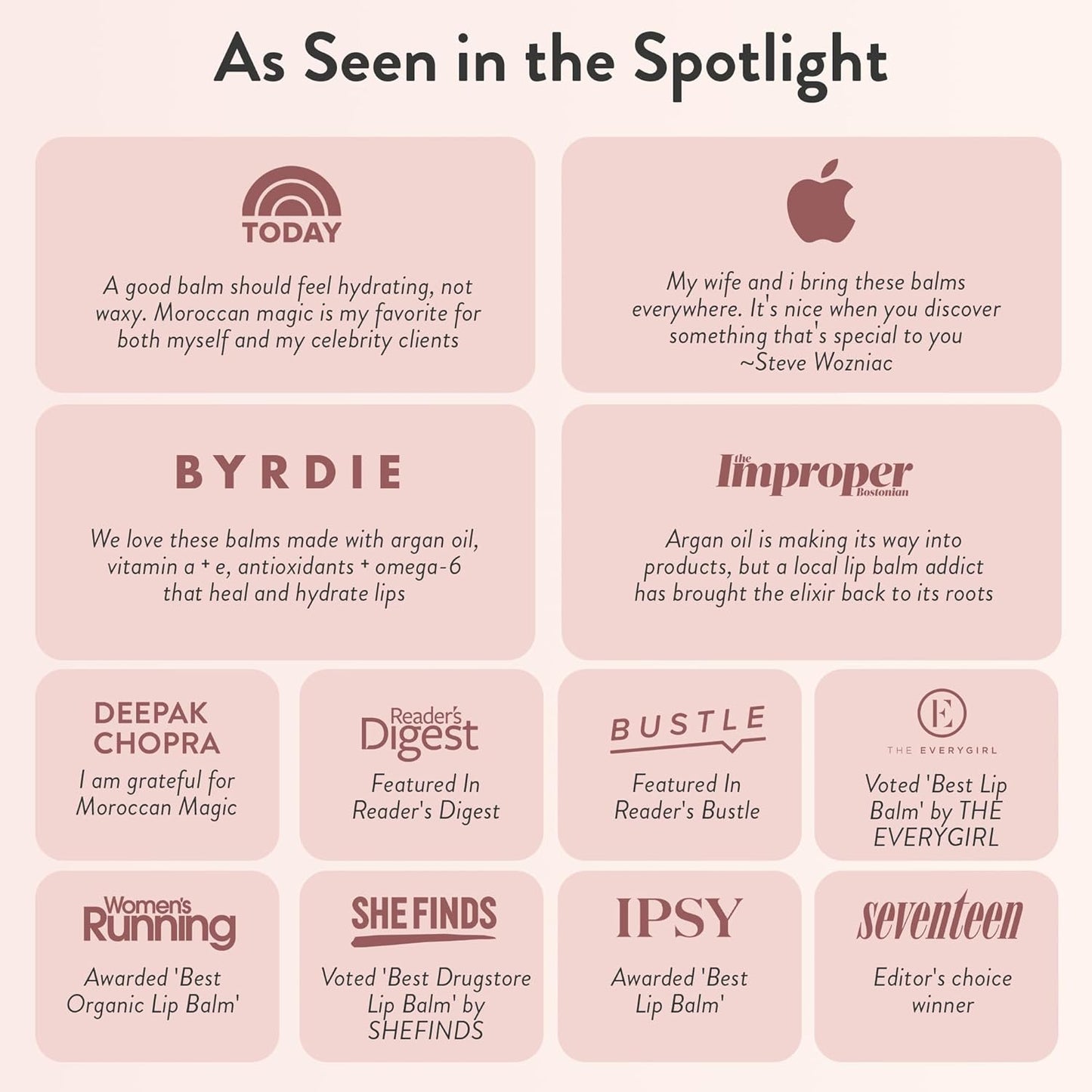 Moroccan Magic Organic Lemon Thyme Lip Balm 3 Pack | Ultra-Hydrating Argan & Essential Oil Lip Moisturizer + Vitamin E | Natural Chapstick for Dry Lips | Smooth, Non-Toxic | Organic Lip Balm