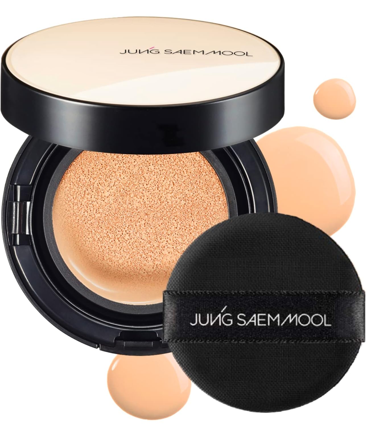 [JUNGSAEMMOOL OFFICIAL] Essential Skin Nuder Cushion (N Light) | Refill not Included | Foundation Makeup | Natural Finish | Buildable Coverage | Korean Makeup Artist Brand | Cream Foundation