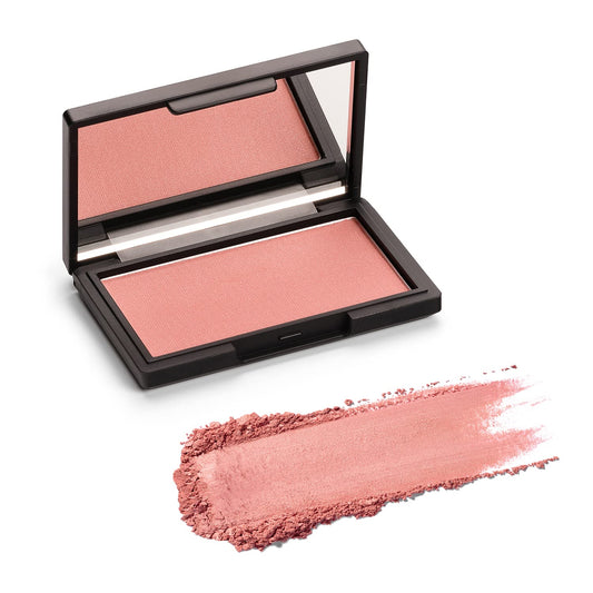 Makeup Powder Blusher - "Mixed Emotions" - 4g / 0.141oz - Pigmented, Buildable, Lightweight Powder Blush for a Radiant, Healthy, Natural Glow. Versatile Shades - Pink - Shimmer finish.