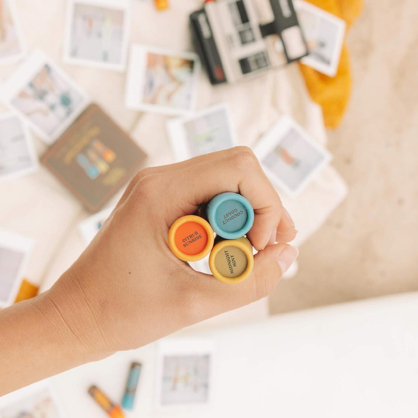 Poppy & Pout Citrus Sunrise Jumbo Lip Balm | All Natural Lip Balms & Moisturizers | Hydrates with Beeswax, Vitamin E, Organic Coconut Oil | Cruelty-Free | Lip Balm in Recyclable Cardboard Tube