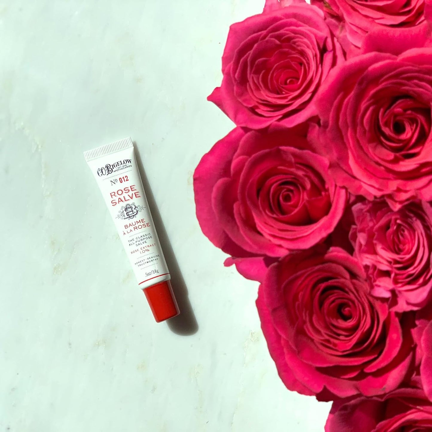 C.O. Bigelow Assorted Lip Balm Tubes Trio, Rose Salve, My Favorite Lip Balm, & Mentha Shine, Pack of 3 Lip Care Set, 0.5 oz