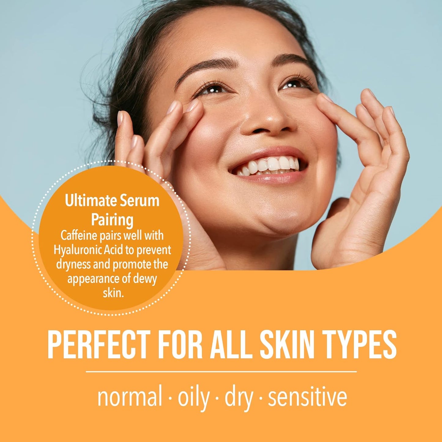 masque BAR My Ingredients Caffeine Under-Eye Solution for Dark Circles, Puffiness and Wrinkles - Treatment for Bags Under Eyes and Fine Lines, for Men and Women