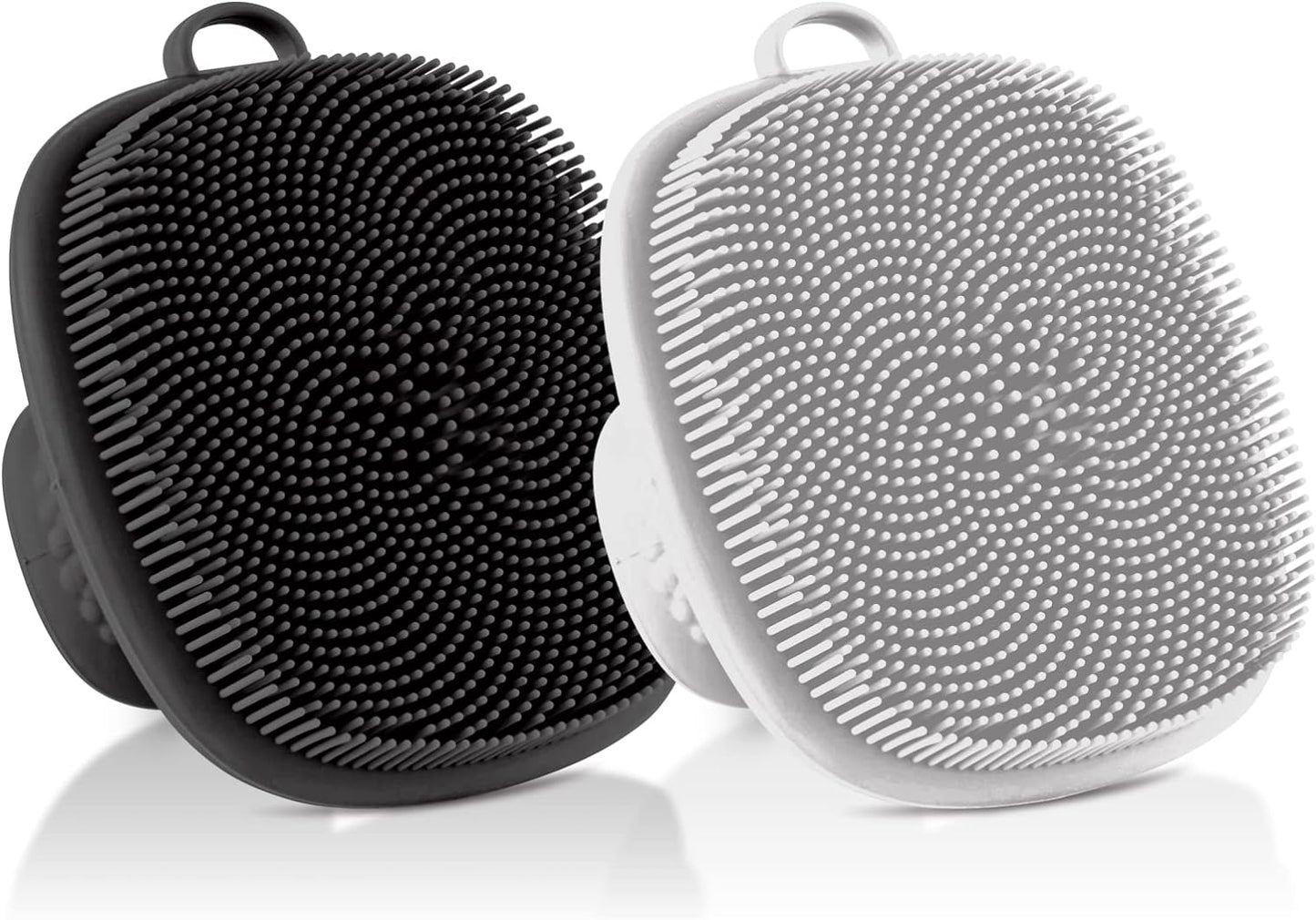 VWMYQ 2 Pack Face Scrubber，Silicone Face Scrubber for Men, Facial Cleansing Brush Silicone Face Wash Brush Manual Waterproof Cleansing Skin Care Face Brushes for and Exfoliating