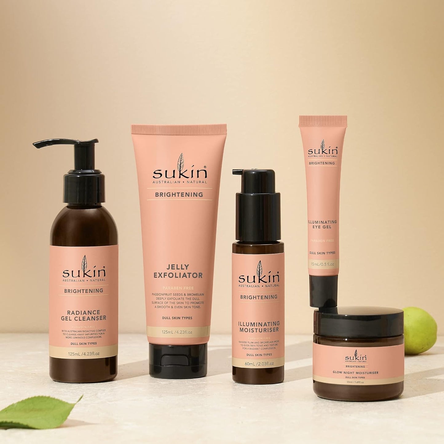 Sukin Brightening Illuminating Eye Gel with Green Coffee & Kakadu Plum, 0.5 Ounce