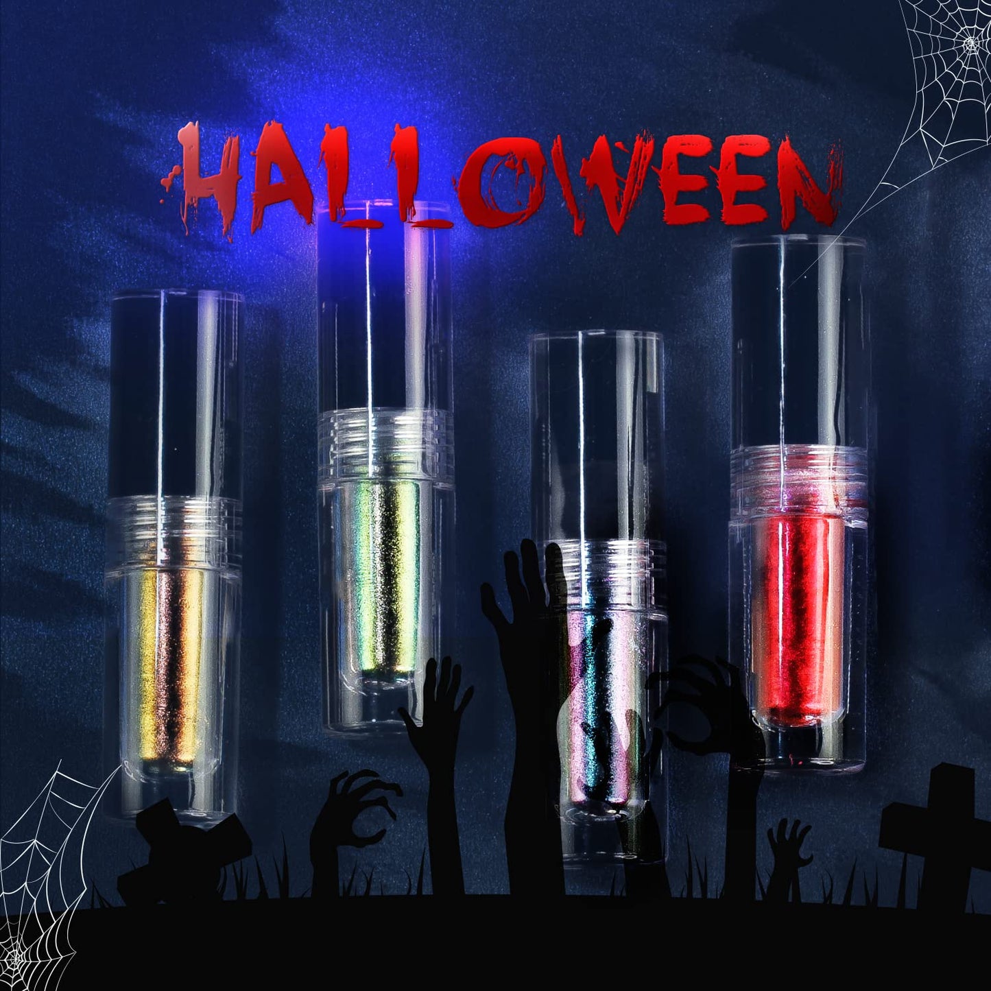 CHARMACY Liquid Duochrome Eyeshadow, Multi-Dimensional Eye Looks, Long Lasting Glitter Eye Shadow Sets Metallic Pigments, Quick Drying, Sparkling Shiny Eye Makeup for Beginners, 1.6g (#22)